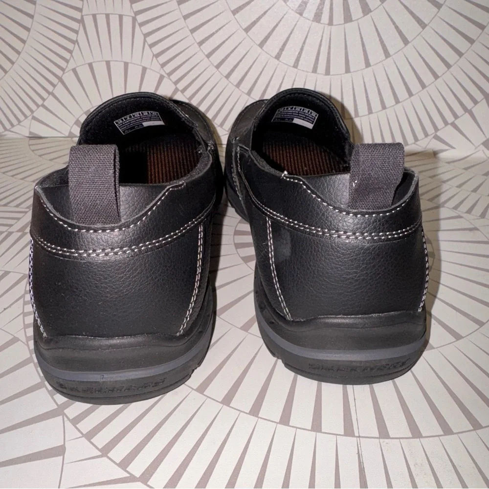 Skechers Men's Harper Forde Black Slip-On Shoes 10 Extra Wide Fit Memory‎ Foam
